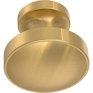 Phoebe 1-1/3 in. (34 mm) Modern Gold Round Cabinet Knob, Liberty Hardware